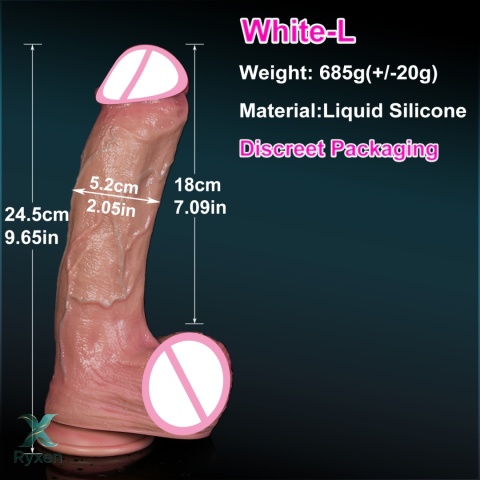 Realistyczne, miękkie w dotyku dildo