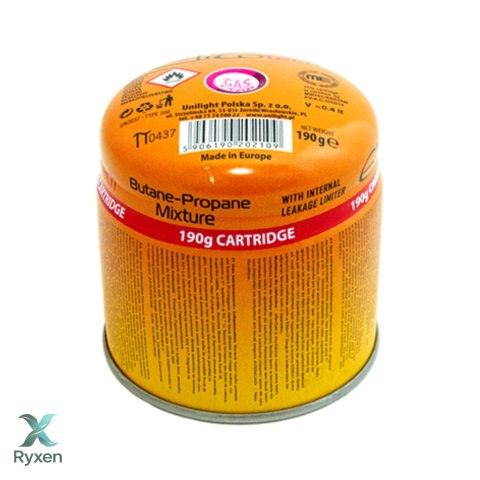 Kartusz nabój gazowy nabijany 190g/393ml Unilight