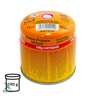 Kartusz nabój gazowy nabijany 190g/393ml Unilight