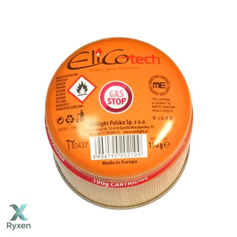 Kartusz nabój gazowy nabijany 190g/393ml Unilight