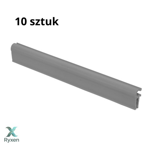 Klipsy do taśm ogrodzeniowych 10 szt. STANDARD SZARE Thermoplast