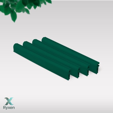 Klipsy do taśm ogrodzeniowych 10 szt. STANDARD ZIELONE Thermoplast