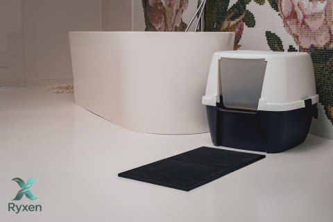Mata 30x30cm przed kuwetę BIAŁA FIBOO Fiboo