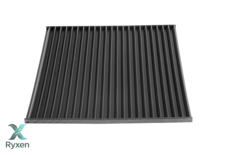Mata 30x30cm przed kuwetę CIEMNO-SZARA FIBOO Fiboo