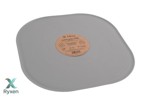 Mata 32x32cm pod miski CIEMNO-SZARA FIBOO Fiboo