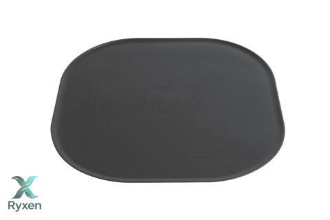Mata 32x32cm pod miski CIEMNO-SZARA FIBOO Fiboo
