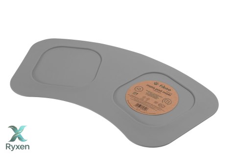 Mata 43x22cm pod miski CZARNA FIBOO Fiboo