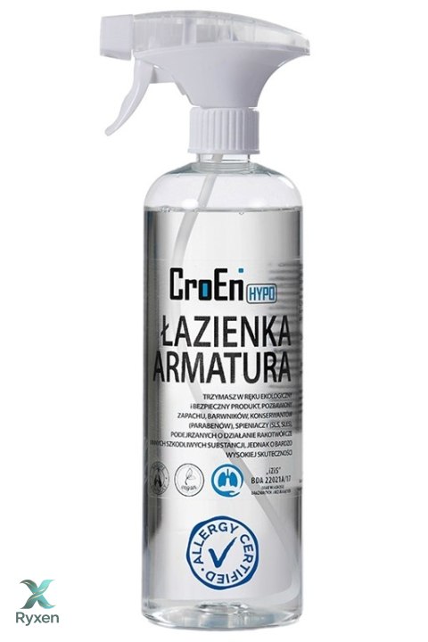 Płyn 0,75L do mycia łazienki i armatury CROEN HYPO Croen Hypo