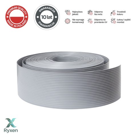 Taśma ogrodzeniowa 52mb Thermoplast® CLASSIC LINE 9,5cm SZARA PROTECTO