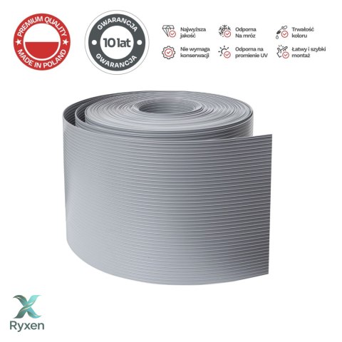 Taśma ogrodzeniowa ROLKA 26mb CLASSIC 19cm PROTECTO™ SZARA PROTECTO