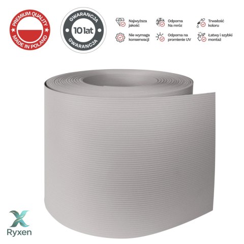 Taśma ogrodzeniowa ROLKA 26mb SMART 19cm PROTECTO™ SZARA PROTECTO