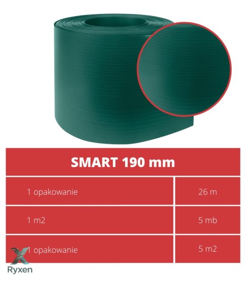 Taśma ogrodzeniowa ROLKA 26mb SMART 19cm PROTECTO™ ZIELONA PROTECTO