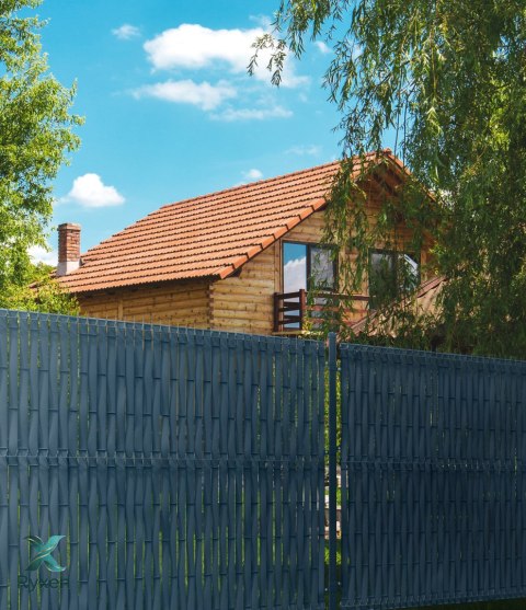 Taśma ogrodzeniowa system pionowy BASIC 48 mm GRAFIT Thermoplast