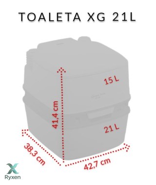 Toaleta turystyczna THETFORD QUBE XG 21L przenośna - 92840 Thetford