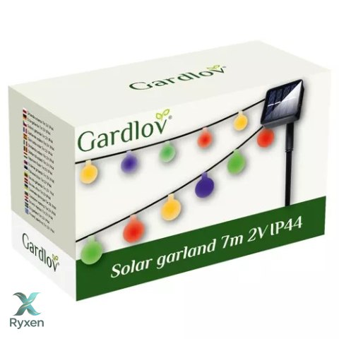 Girlanda solarna 7m 2V IP44 Gardlov 23865 GARDLOV