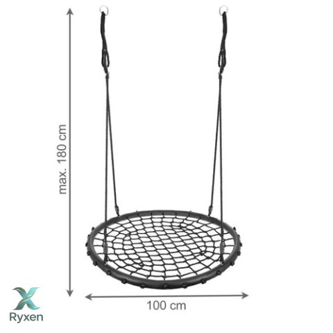 Huśtawka bocianie gniazdo 100cm HB23513 MALATEC