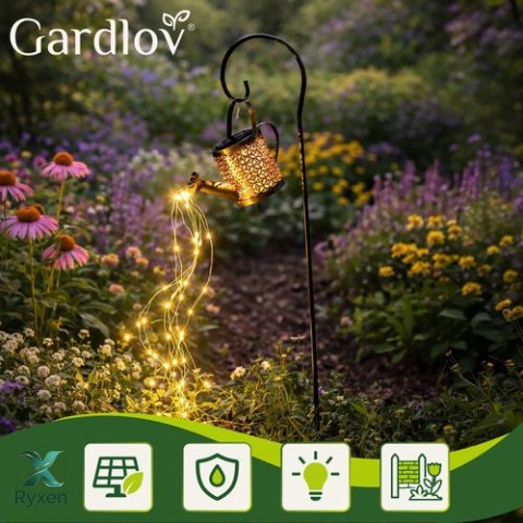 Lampa ogrodowa solarna - konewka Gardlov 23846 GARDLOV
