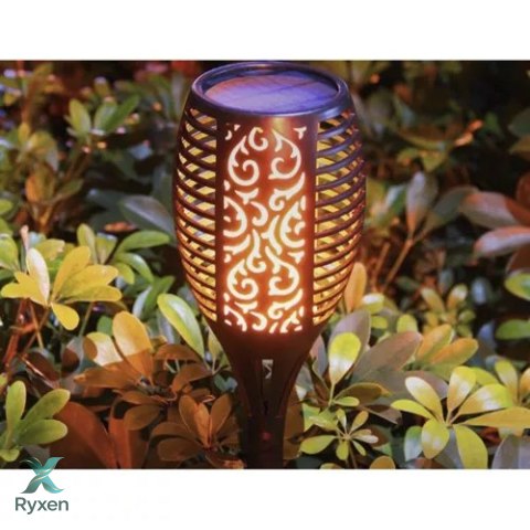 Lampa ogrodowa solarna - pochodnia zest.4 sz.23560 GARDLOV