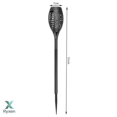 Lampa ogrodowa solarna - pochodnia zest.4 sz.23560 GARDLOV
