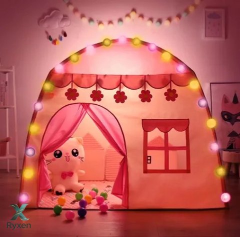 Namiot dla dzieci DOMEK + lampki 23472 KRUZZEL