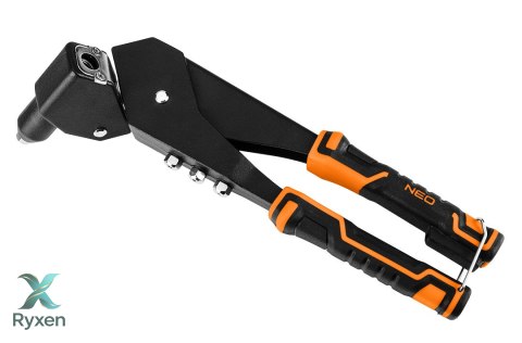 Nitownica do nitów stalowych i aluminiowych 2.4/3.2/4.0/4.8 mm, wielopołożeniowa NEO TOOLS