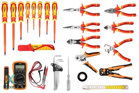 Plecak elektryka 31 elementów NEO TOOLS