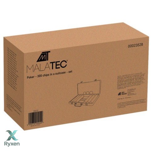 Poker - zestaw 300 żetonów w walizce HQ 23528 MALATEC