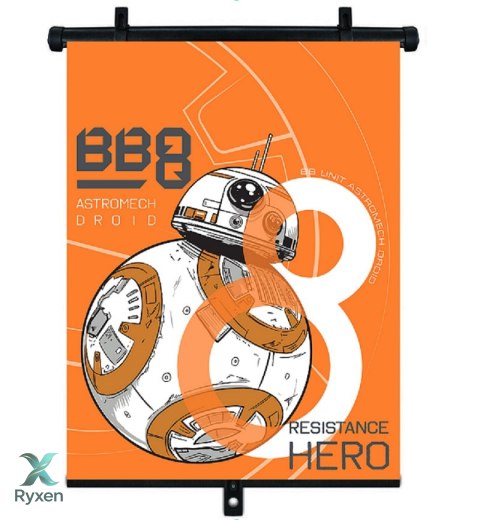 Roleta przeciwsłoneczna 1 szt. 36*45 cm. star wars SEVEN