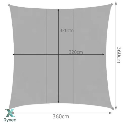 Żagiel przeciwsłoneczny 3.6x3.6m Gardlov 23164 GARDLOV