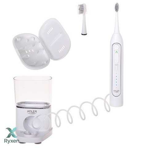 AD 2180 white Szczoteczka soniczna z irygatorem 2 w 1 ADLER