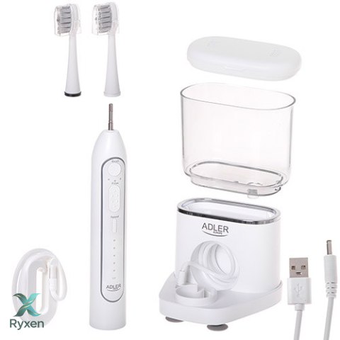 AD 2180 white Szczoteczka soniczna z irygatorem 2 w 1 ADLER