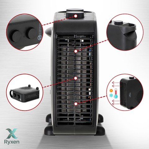 AD 7725 black Termowentylator ADLER