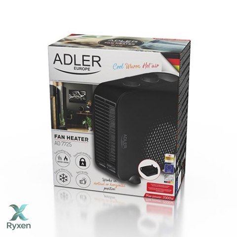 AD 7725 black Termowentylator ADLER