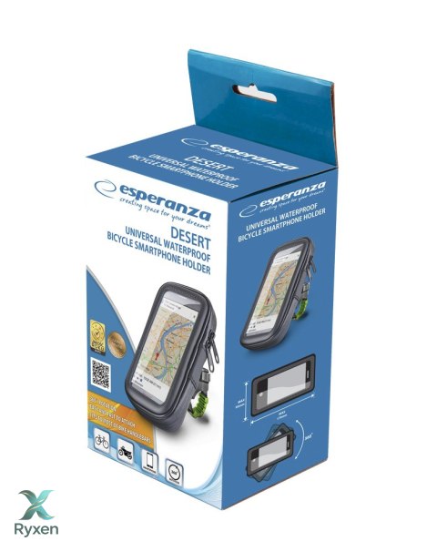 EMH144 Esperanza uchwyt rowerowy do telefonu wodoodporny desert Esperanza