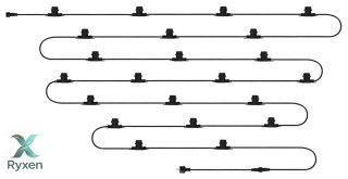Girlanda 20m + 22 żarówki filament NEO TOOLS