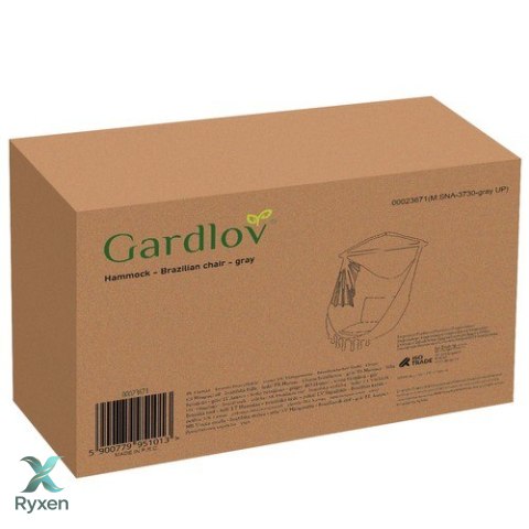 Hamak - krzesło brazylijskie szare Gardlov 23671 ISO TRADE