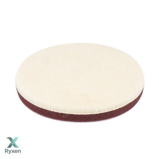 Pad polerski wełniany futro polerskie hard twardy na rzep 125 mm amio-03706 AMiO