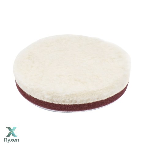 Pad polerski wełniany futro polerskie medium średni na rzep 125 mm amio-03705 AMiO