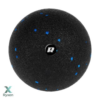 Piłka do masażu 12cm, kolor czarno-niebieski, materiał EPP, REBEL ACTIVE Rebel