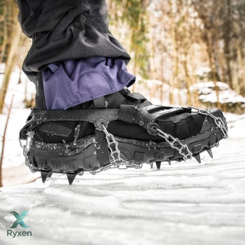 Raczki z kolcami na buty turystyczne, rozmiar L ( 41 - 44 ) , REBEL ACTIVE Rebel