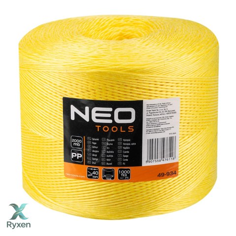 Sznurek polipropylenowy 2000 m NEO TOOLS