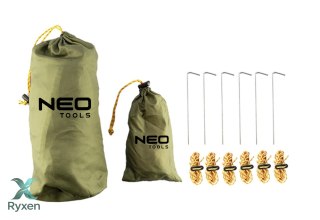 Tarp wodoodporny 360 x 290 cm 210T PU3000 NEO TOOLS