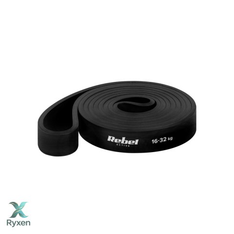 Zestaw gum do ćwiczeń TPE - Power Band PTs-1, 4-55 kg, 5 gum TPE, REBEL ACTIVE Rebel
