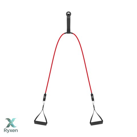 Zestaw gum oporowych do ćwiczeń - Power Tube Set , 5-80 kg, 5 gumy, REBEL ACTIVE Rebel