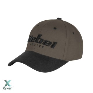 Czapka z daszkiem Rebel Active , kolor czarno-brązowy , rozmiar S Rebel