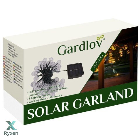 Girlanda solarna 12m IP65 Gardlov 24010 GARDLOV