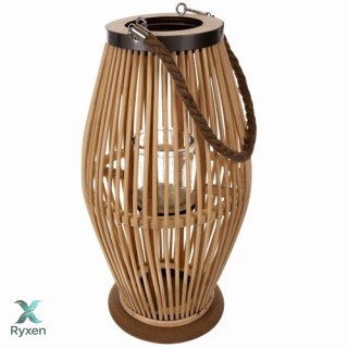 Lampion bambusowy rattanowy Gardlov 24282 RUHHY