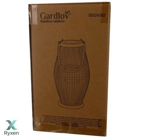 Lampion bambusowy rattanowy Gardlov 24282 RUHHY