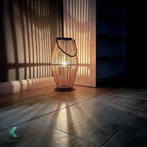Lampion bambusowy rattanowy Gardlov 24282 RUHHY