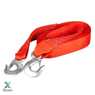 Lina holownicza taśmowa 7000 kg 60 mm 5 m hak + hak amio-03991 AMiO